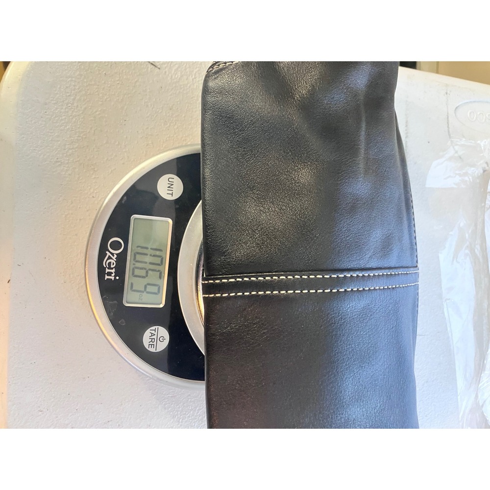 Coach Black‎ Leather Shoulder Baguette Handbag Silver Hardware - Picture 12 of 12